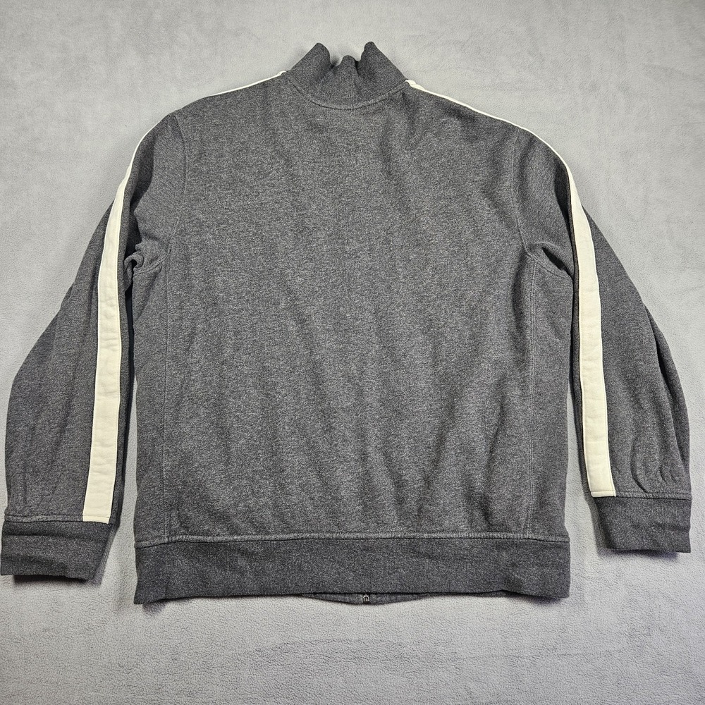 Vintage Polo Ralph Lauren Sweatshirt Mens XL Zip Up Track Jacket Gray Y2K Preppy - Picture 9 of 13